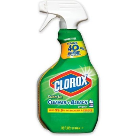 CLOROX Clorox® Clean-Up Cleaner + Bleach, Original, 32 Oz. Spray Bottle, 9/Carton 31221